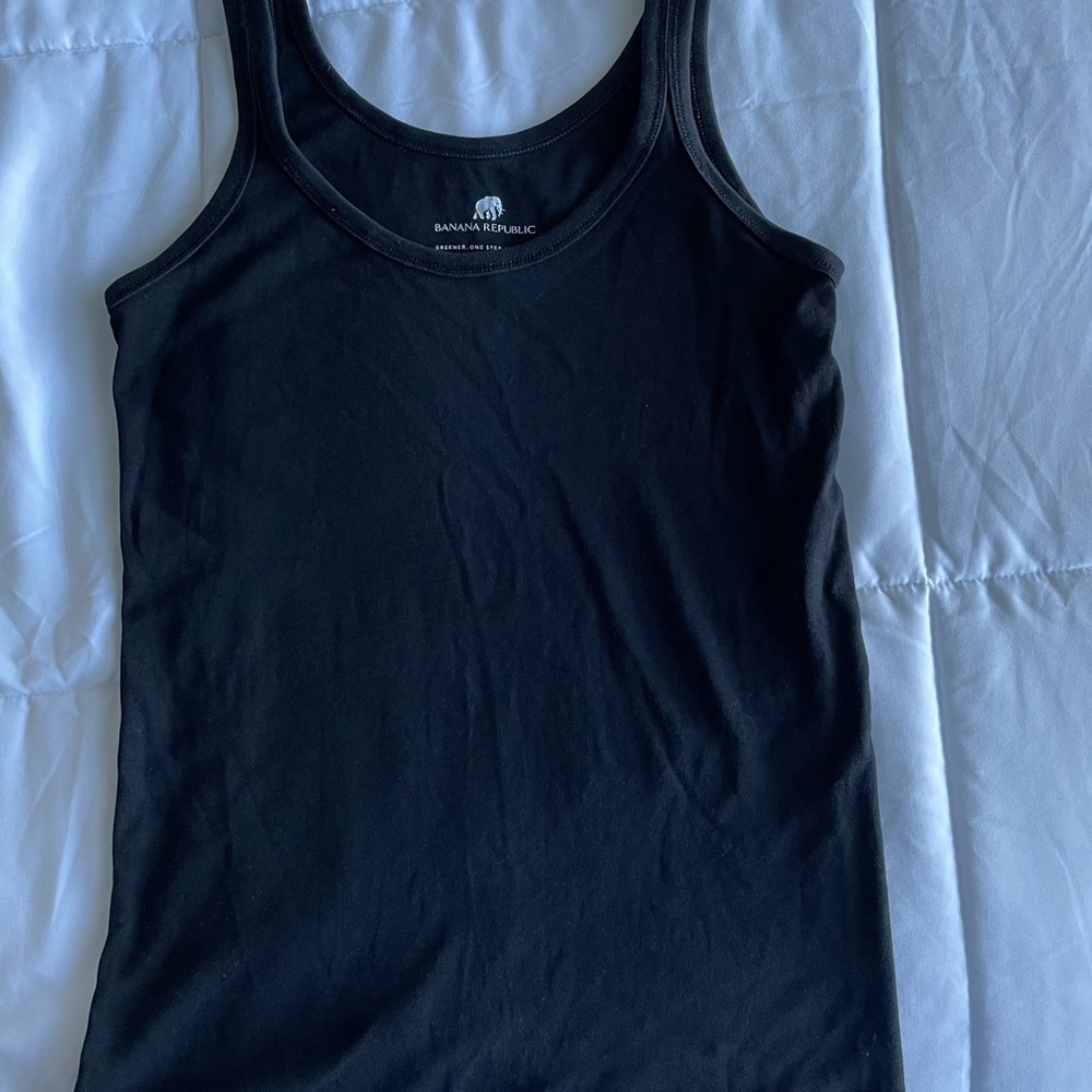 Banana republic black tank top